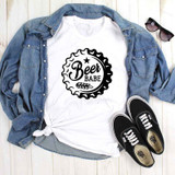 Beer Babe Bottle Cap Sublimation Transfer