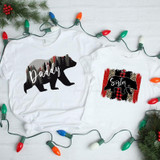 Daddy Bear Brushstroke Sublimation Transfer