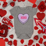 XOXO Candy Heart INFANT Screen Print Heat Transfer