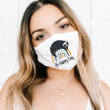 Oh Happy Day Sloth POCKET/MASK Screen Print Heat Transfer