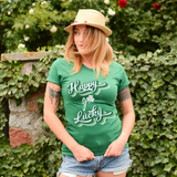 Happy Go Lucky Screen Print Transfer