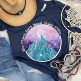 Sky Above, Earth Below, Peace Within Screen Print Heat Transfer