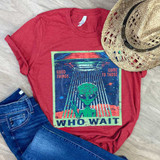 Good Things Come To Those Who Wait Screen Print Heat Transfer