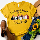Id Rather Be Hanging With My Chickens Screen Print Heat Transfer Id Rather Be Hanging With My Chickens Screen Print Heat Transfer