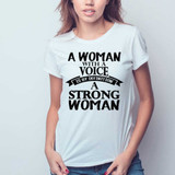 A Woman With A Voice Sublimation Transfer