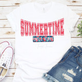 Summertime Chill Vibes Sublimation Transfer