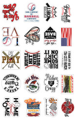 Baseball Variety Pack Sticker Sheet