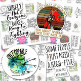 Funny Set 1 Variety Pack Sticker Sheet