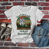 Auntasaurus Sublimation Transfer