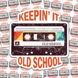 Keepin It Old School Sticker Sheet