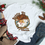 Saddle Up Santa Sublimation Transfer