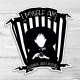 I Myself Am Strange And Unusual Die Cut Sticker