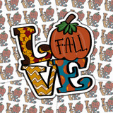 Love Fall Sticker Sheet