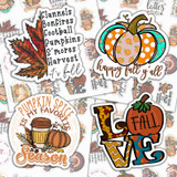 Fall Variety Pack Sticker Sheet