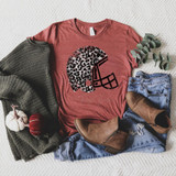 Leopard Helmet DTF Transfer