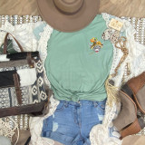 Fall Shaggy Cow DTF Heat Transfer