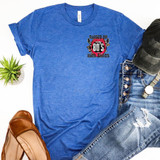 Raised On 80s Hair Bands POCKET Screen Print Heat Transfer