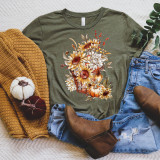 Fall Flowers DTF Heat Transfer