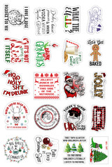 Naughty List Christmas Variety Pack Sticker Sheet