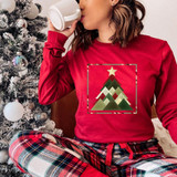 Christmas Tree Quilt Square DTF Heat Transfer