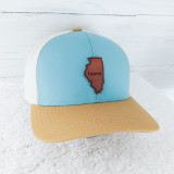 Illinois Home Leather Hat Patch