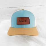 Kansas Home Leather Hat Patch