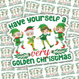 Have Yourself A Very Golden Christmas Sticker Sheet