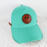 Winky Face Leather Patch