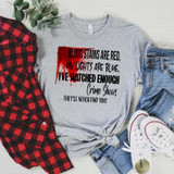 Blood Stains Are Red DTF Heat Transfer