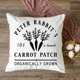 Peter Rabbits Carrot Patch Screen Print Heat Transfer