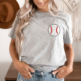 Take Me Out To The Ballgame POCKET Screen Print Heat Transfer