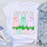 Peepin It Real Pink Sublimation Transfer