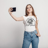 Im Just A Little Ray Of Pitch Black DTF Heat Transfer