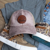 Boss Babe Leather Hat Patch