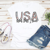 USA Land That I Love Patriotic Stars Sublimation Transfer