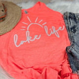 Lake Life PUFF Screen Print Heat Transfer