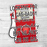 Gas Daddy Die Cut Sticker