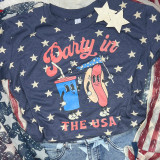 Party In The USA Screen Print Heat Transfer