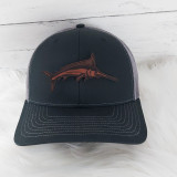 Marlin Leather Hat Patch