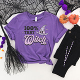 100percent That Witch Purple DTF Heat Transfer