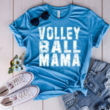 Volleyball Mama Distressed WHITE DTF Heat Transfer