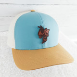 Yellowjacket Mascot Leather Hat Patch