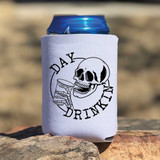 Day Drinkin POCKET/CAN HUGGER Screen Print Heat Transfer