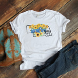 Small Town Girl Sunflower Vintage Classic Truck Nebraska Sublimation Transfer