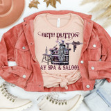 Beth Dutton Day Spa Screen Print Heat Transfer Beth Dutton Day Spa Screen Print Heat Transfer