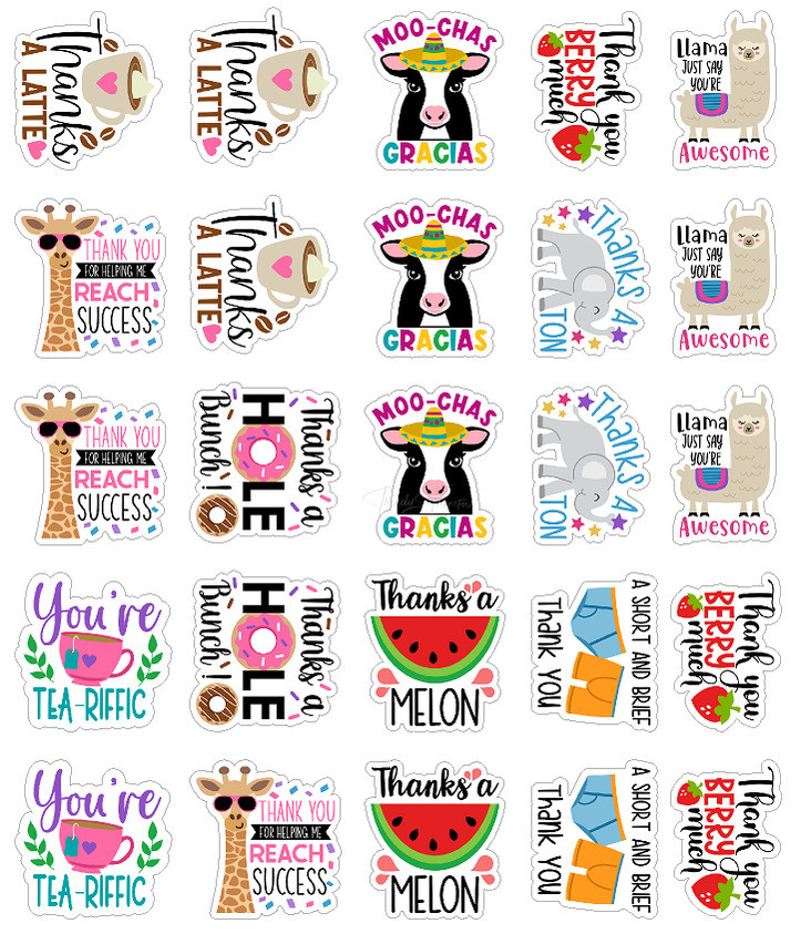 Care Instructions Packaging Sticker Sheet Trendy Transfers