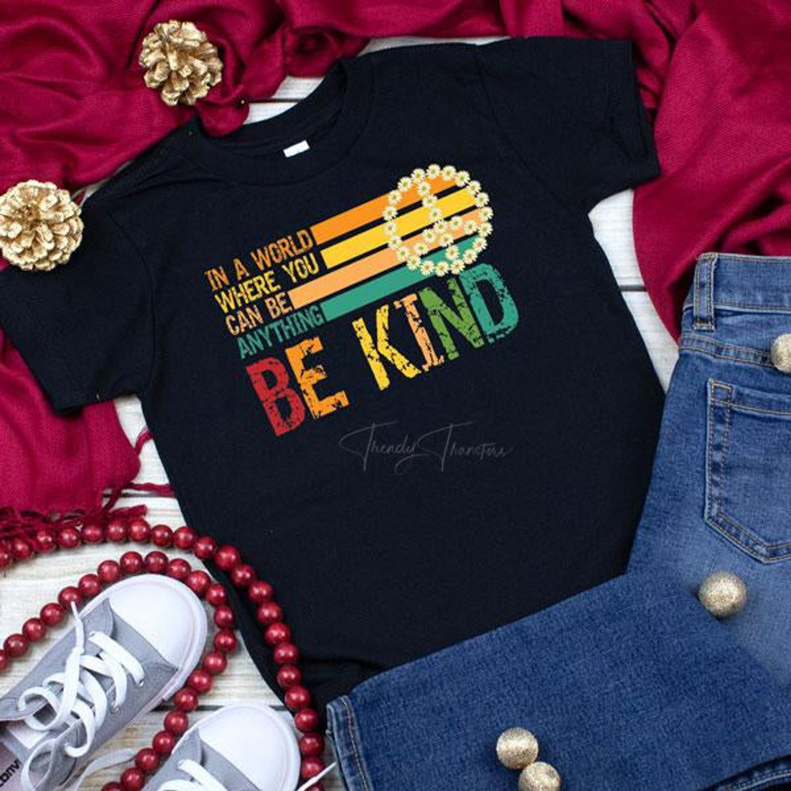 In a World Where You Can Be Anything Be Kind YOUTH Screen Print Heat ...