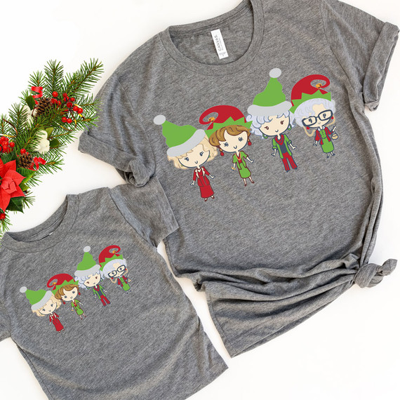 Christmas Golden Girls DTF Heat Transfer