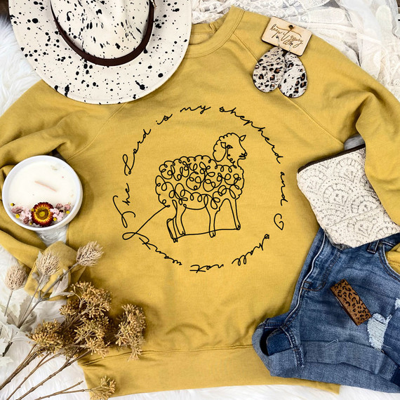 The Lord Is My Shepherd DTF Heat Transfer