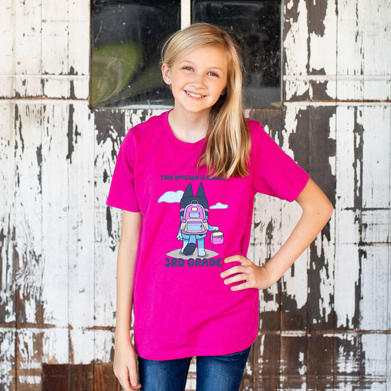 This Episode Is Called 3rd Grade PINK DTF Heat Transfer